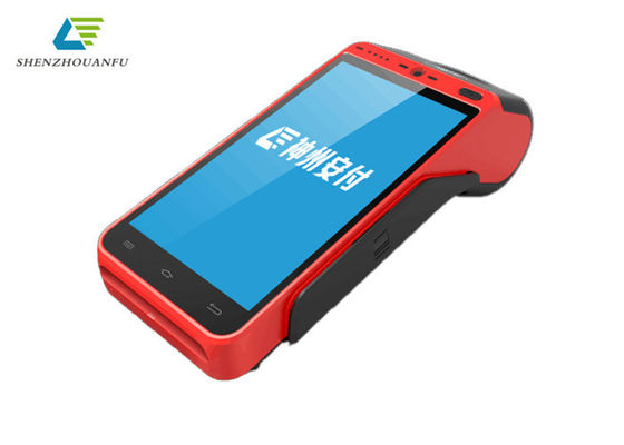 Printer berkecepatan tinggi 5,5 inci Android Smart POS Terminal Mendukung Wifi 4G