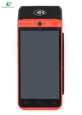 Printer berkecepatan tinggi 5,5 inci Android Smart POS Terminal Mendukung Wifi 4G