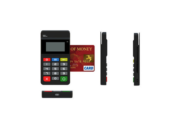 Terminal POS Genggam Ukuran 12mm Terminal Pos Persegi Dengan Printer Resi