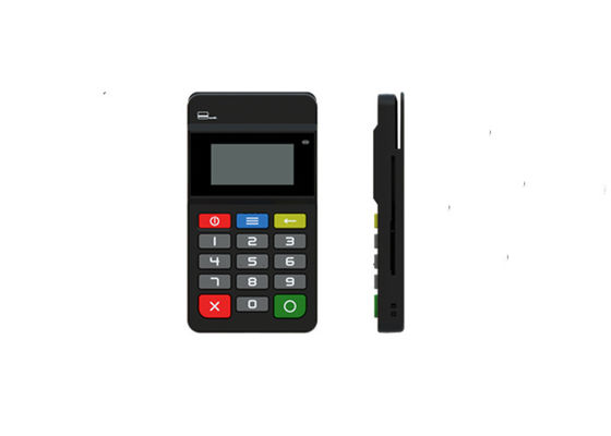 Terminal POS Genggam Ukuran 12mm Terminal Pos Persegi Dengan Printer Resi