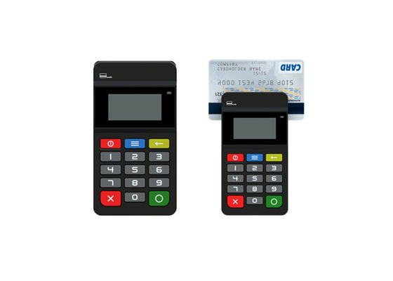 Terminal pos gesek mastercard visa pinpad nirkabel dengan bluetooth
