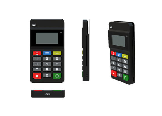 Mesin Terminal POS Mini MPOS Sertifikat Laporan Uji Ukuran 60mm Tanpa Kontak