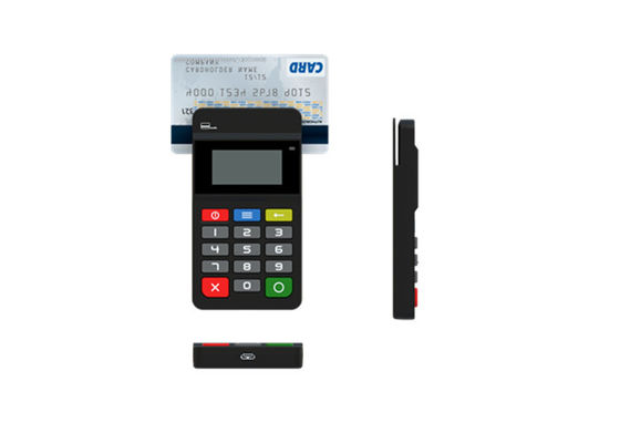Pembaca Kartu Visa Perangkat Pos Genggam Sertifikat EMV 60mm Dengan 2 Slot PSAM