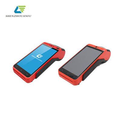Prosesor Quad Core Terminal POS Mini Tahan Air Dengan Baterai 3000mAh