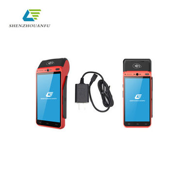 Prosesor Quad Core Terminal POS Mini Tahan Air Dengan Baterai 3000mAh