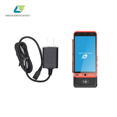Terminal POS Cerdas ROM 64GB Mesin Gesek Pos Quad Core Tahan Air