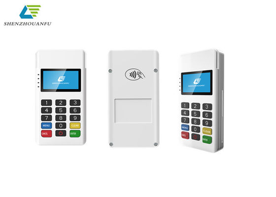 Terminal Mini POS Putih Terminal Pembayaran Seluler Cerdas Sertifikat PCI ODM