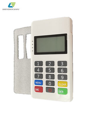 Terminal Mini POS Putih Terminal Pembayaran Seluler Cerdas Sertifikat PCI ODM