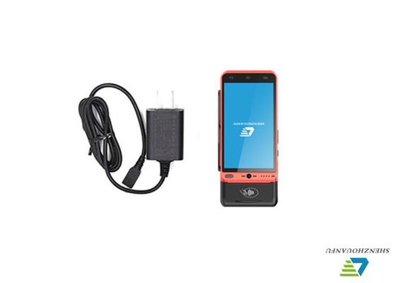 Mesin Pembayaran Genggam Wifi 5,5 inci Terminal POS Warna Abu-abu