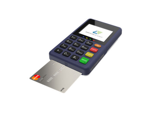Terminal MPOS Bluetooth Pemasaran Kartu Seluler Aman dengan Chip EMV PCI untuk Platform Linux