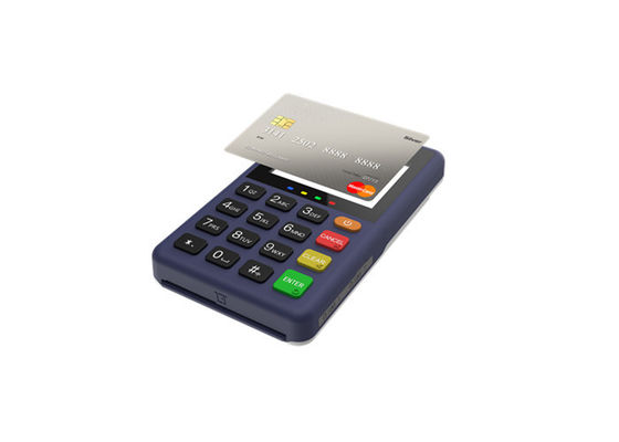 Linux Platform EMV PCI Chip Bluetooth MPOS Terminal untuk Pembayaran Kartu Seluler Aman