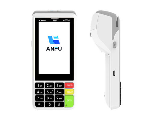 BT Wireless POS Terminal Scan 1D 2D QR Barcode Scanner Dengan NFC Dan Printer 58mm All In One