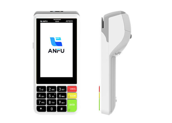 BT Wireless POS Terminal Scan 1D 2D QR Barcode Scanner Dengan NFC Dan Printer 58mm All In One