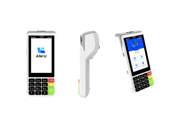 ANFU EMV bersertifikat Android Mobile Smart Payment POS 4g Handheld Swiping card payment POS Terminal Dengan NFC Reader