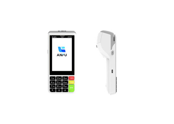 ANFU EMV bersertifikat Android Mobile Smart Payment POS 4g Handheld Swiping card payment POS Terminal Dengan NFC Reader