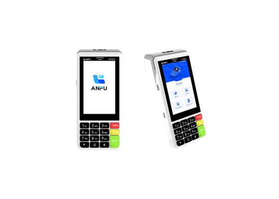 ANFU EMV bersertifikat Android Mobile Smart Payment POS 4g Handheld Swiping card payment POS Terminal Dengan NFC Reader