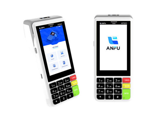 ANFU AF820 Handheld Android 13 POS Machine With Code Scanner 4G/Wireless/WIFI Portable Mobile POS System