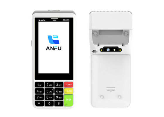 ANFU Smart POS Terminal Dengan Printer Touch Screen Pos Mesin Handheld Pos Dengan NFC