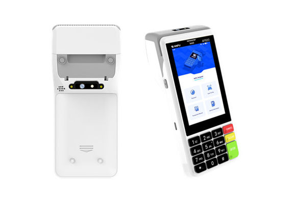 ANFU Smart POS Terminal Dengan Printer Touch Screen Pos Mesin Handheld Pos Dengan NFC