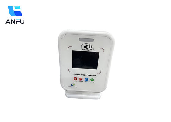 Desktop Wireless QR Code Sound Box QF100 Cloud Speaker Dengan 4G &amp; Layar LCD Untuk Toko Ritel